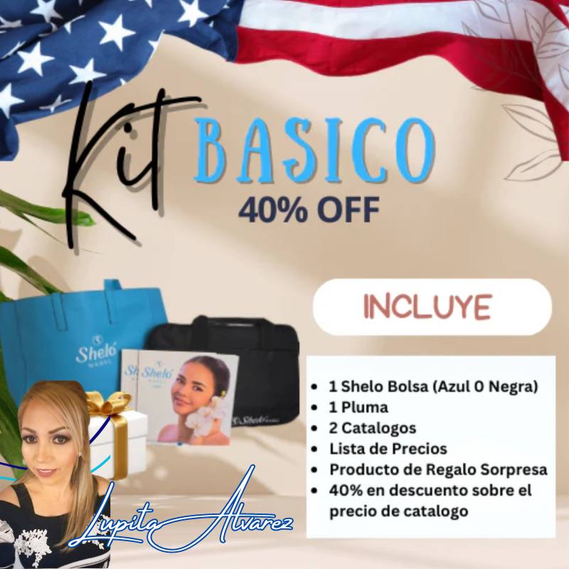 Kit basico Shelo Nabel vende emprende y gana dinero venta por catalogo mara de garcia viory villegas