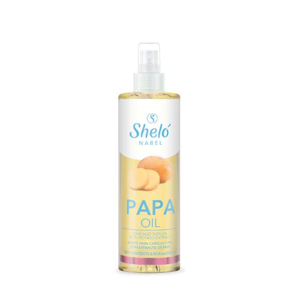 Aceite de Papa Shelo Nabel USA, Mara de Garcia, productos de belleza