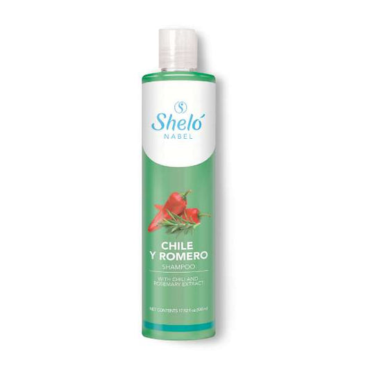 Shampoo Chile y Romero Shelo Nabel